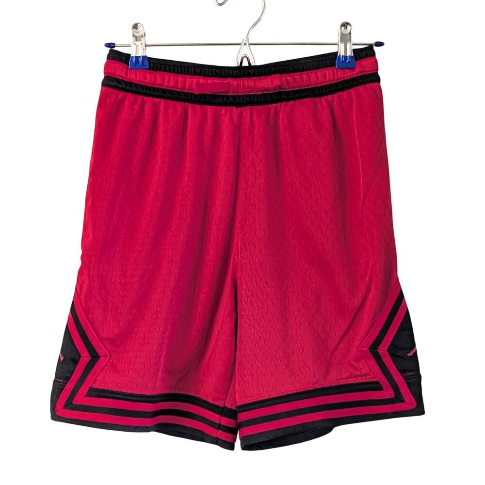 Jordan Jumpman Basketball Shorts Youth L 12/13 Red Black Mesh